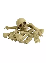 Halloweenská dekorace kosti