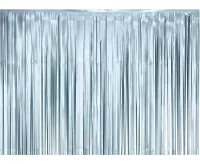 Modrý matný party závěs 100 x 200 cm