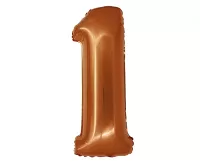 Foliová číslice - Měděná 1 - 76 cm