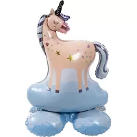 Stojící balonek Jednorožec 81 cm