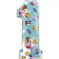 Foliová číslice 1 - Prasátko Peppa 66cm