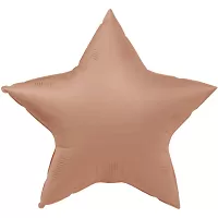 Foliový balonek hvězda starorůžová 45 cm