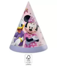 Papírové čepičky Minnie Junior 6ks