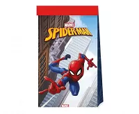 Papírové pytlíčky Spiderman - Crime Fighter 4ks