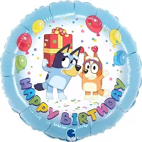 Foliový balonek Bluey a Bingo Happy Birthday 46 cm