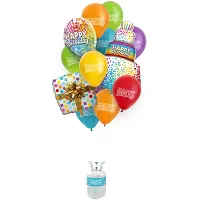 Helium - sada s balonky Happy Birthday