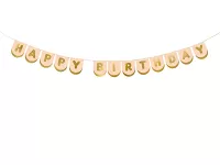 Baner Happy Birthday kreslení koně 1,5 m