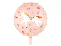 Fóliový balonek kreslení koně 45 cm