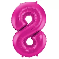 Foliová číslice - Magenta růžová 8 - 86 cm