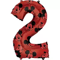 Foliová číslice 2 - Mickey Mouse 66cm
