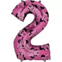 Foliová číslice 2 - Minnie Mouse 66cm