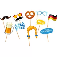 Rekvizity do fotokoutku Oktoberfest 10 ks