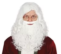 Paruka a vousy na Mikuláše/Santu
