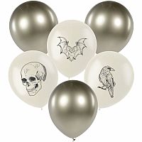 Latexové balonky Classy Halloween 6 ks