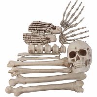 Halloween dekorace kosti 12 ks