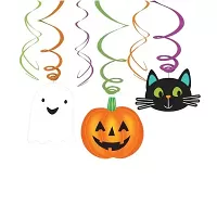 Závěsné spirály - Halloween Friends - 6 ks
