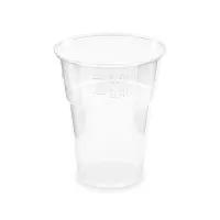 Plastové kelímky průhledné 500 ml - 10 ks