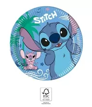 Papírové talíře Stitch 20cm - 8ks