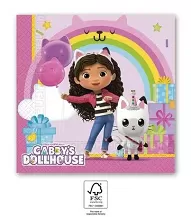 Papírové ubrousky Gábinin kouzelný domek 20ks
