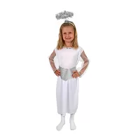 Dětský kostým stříbrný Anděl