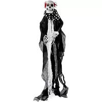 Závěsná halloweenská dekorace kostra klauna - 30 x 85 cm