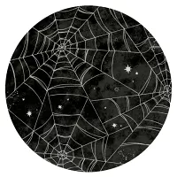 EKO papírové talíře Happy Halloween - pavučiny 23cm 8ks