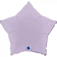 Foliový balonek hvězda matně fialové 46 cm
