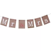 Svatební nápis Mr & Mrs - Just my type