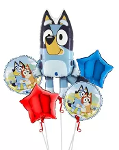 Sada fóliových balonků Bluey 5 ks