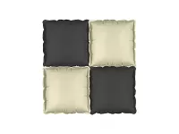 Nafukovací pozadí do fotokoutku čtverec černá-béžová 35 x 35 cm - 4 ks