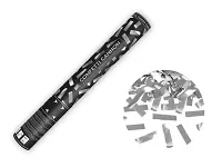 Vystřelovací konfety stříbrné - 40 cm