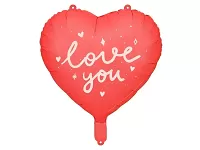 Foliový balónek srdce Love you 45 cm