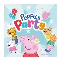 Papírové ubrousky Prasátko Peppa Party 16 ks