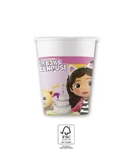Papírové kelímky Gábinin kouzelný domek 200ml - 8ks