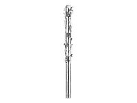 Tyč na rozbíjení piňaty metalická stříbrná 40 cm