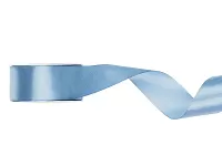 Saténová stuha nebesky modrá 25 mm x 25 m