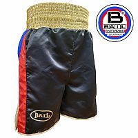 Boxerské trenky BAIL, 10 cm pas, česká vlajka, Satén
