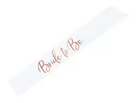 Šerpa Bride to be - bílá s rosegold