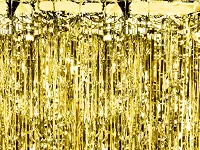 Zlatý party závěs 100 x 200 cm