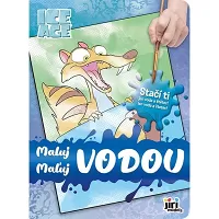 Maluj vodou - omalovánky malé Doba Ledová