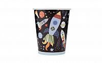 Papírové kelímky Vesmír rakety 270 ml 8 ks
