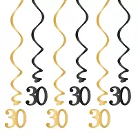 Závěsné narozeninové spirály 30. narozeniny
