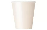 Papírové kelímky slonová kost 270 ml - 14 ks
