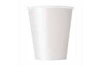 Papírové kelímky bílé 270 ml - 8 ks