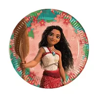 Papírové talíře Vaiana 23 cm/ 8 ks