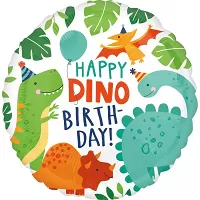 Foliový balonek Happy Dino birthday 43 cm