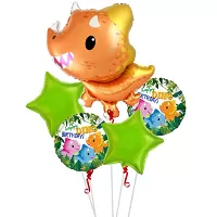Sada foliových balonků Happy Dino birthday - 5 ks