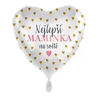 Foliový balonek Nejlepší maminka na světě CZ 43 cm