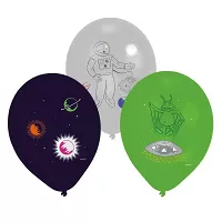 Latexové balonky Vesmír s barevným potiskem 6 ks