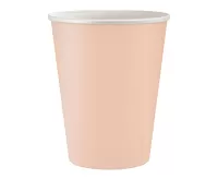 EKO papírové kelímky světle růžové 6 ks